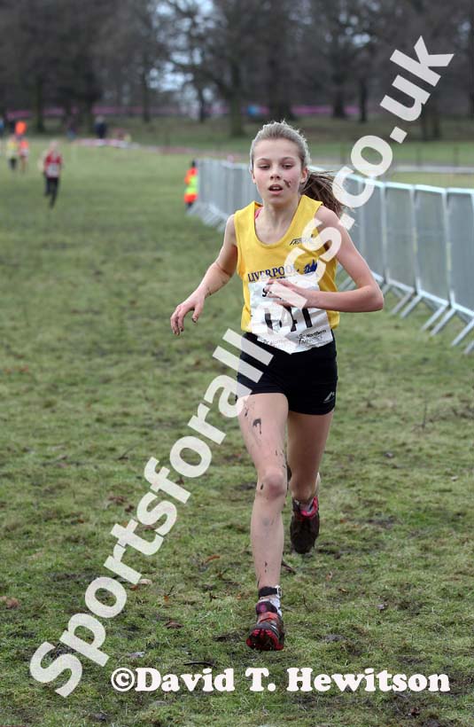 Under-13 girls Northern Cross Country Champs, Knowsley Safari Park. Photo: David T. Hewitson/Sports for All Pics